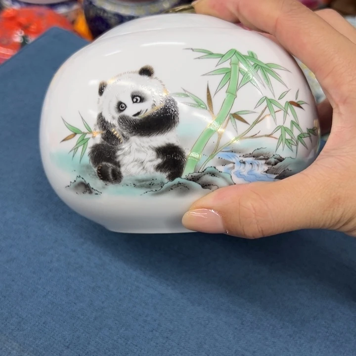 高端陶瓷茶叶罐密封罐