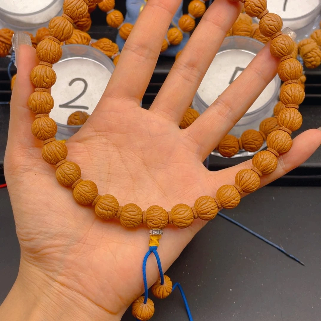 桃核手串?*?见健健康康平平安安20