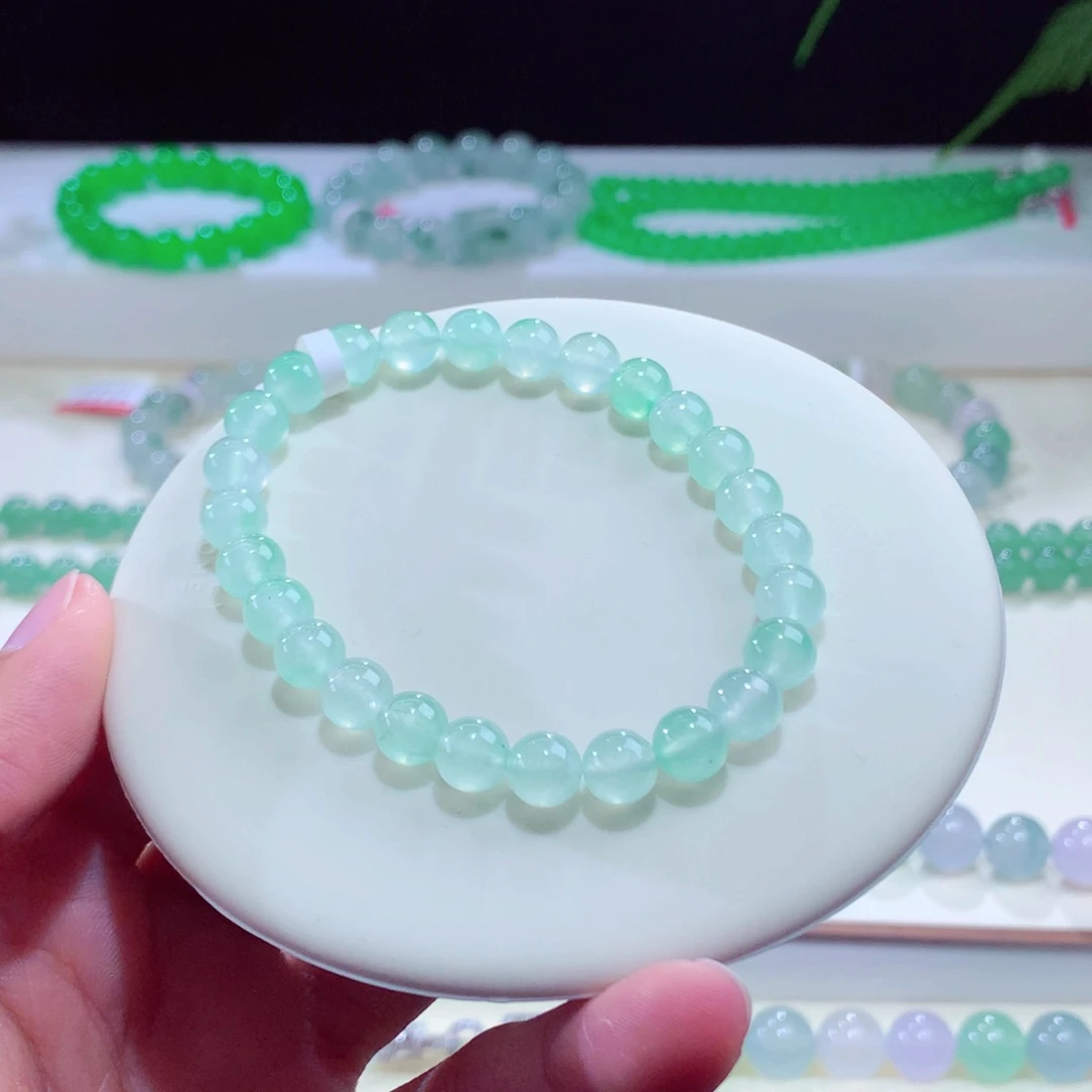 未镶嵌手链翡翠卡6.9