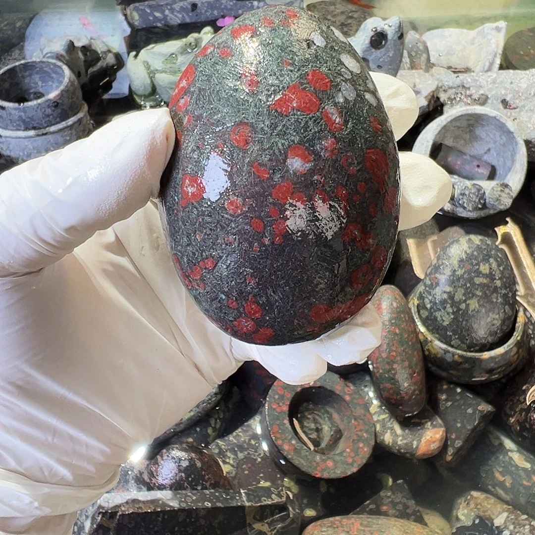 梅花玉鱼缸石茶周边微瑕不退不换