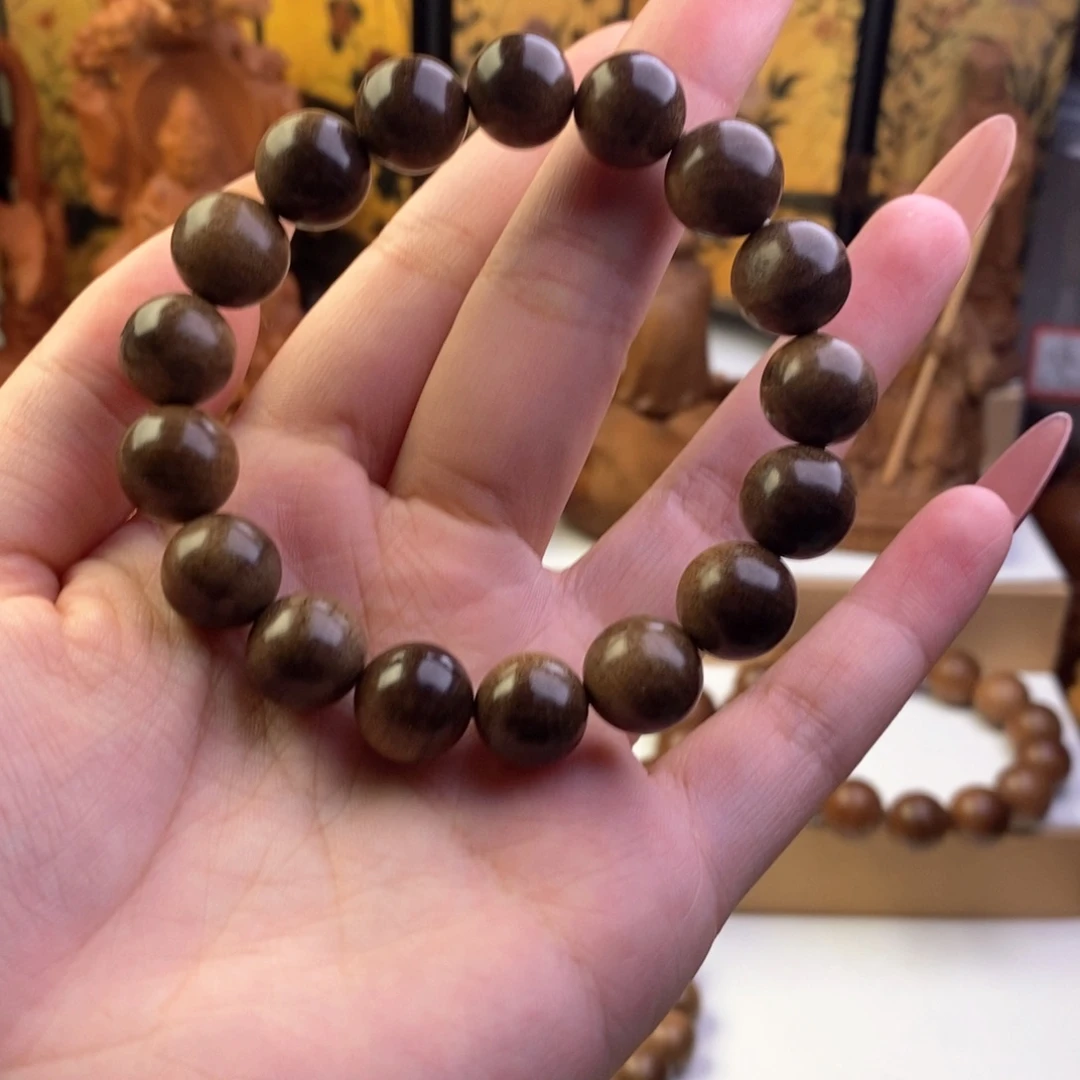 檀香木手串/手链奶香1.2单圈沉水微瑕