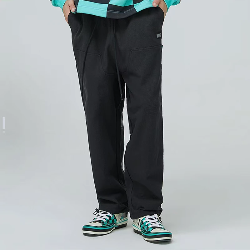 (直播)李宁秋季LNG鬼灭之刃宽松束脚休闲运动裤男女同款FHAD002