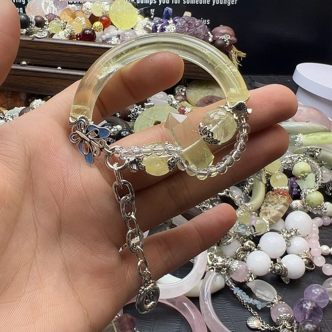 水晶未镶嵌手链水晶手链