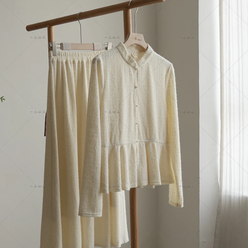 5347《沅芷》原创高级感气质显瘦两件套温柔设计感气质套装女