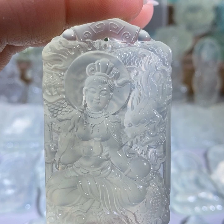 岫玉未镶嵌吊坠吊坠