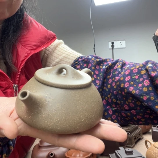 紫砂茶壶春*五彩段泥