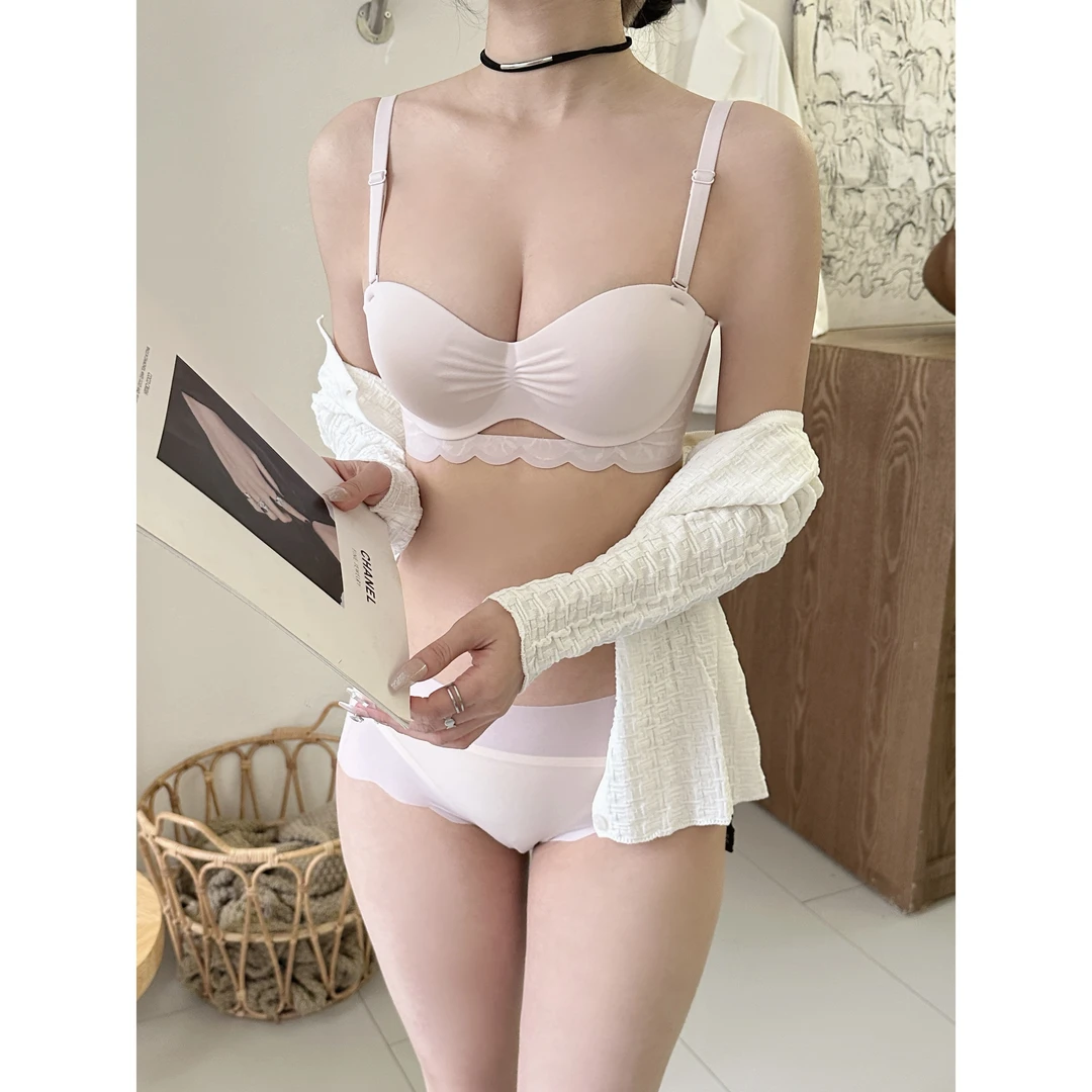 【眷恋JUAN LIAN·半杯显大】小胸聚拢显大无钢圈无痕文胸罩2788