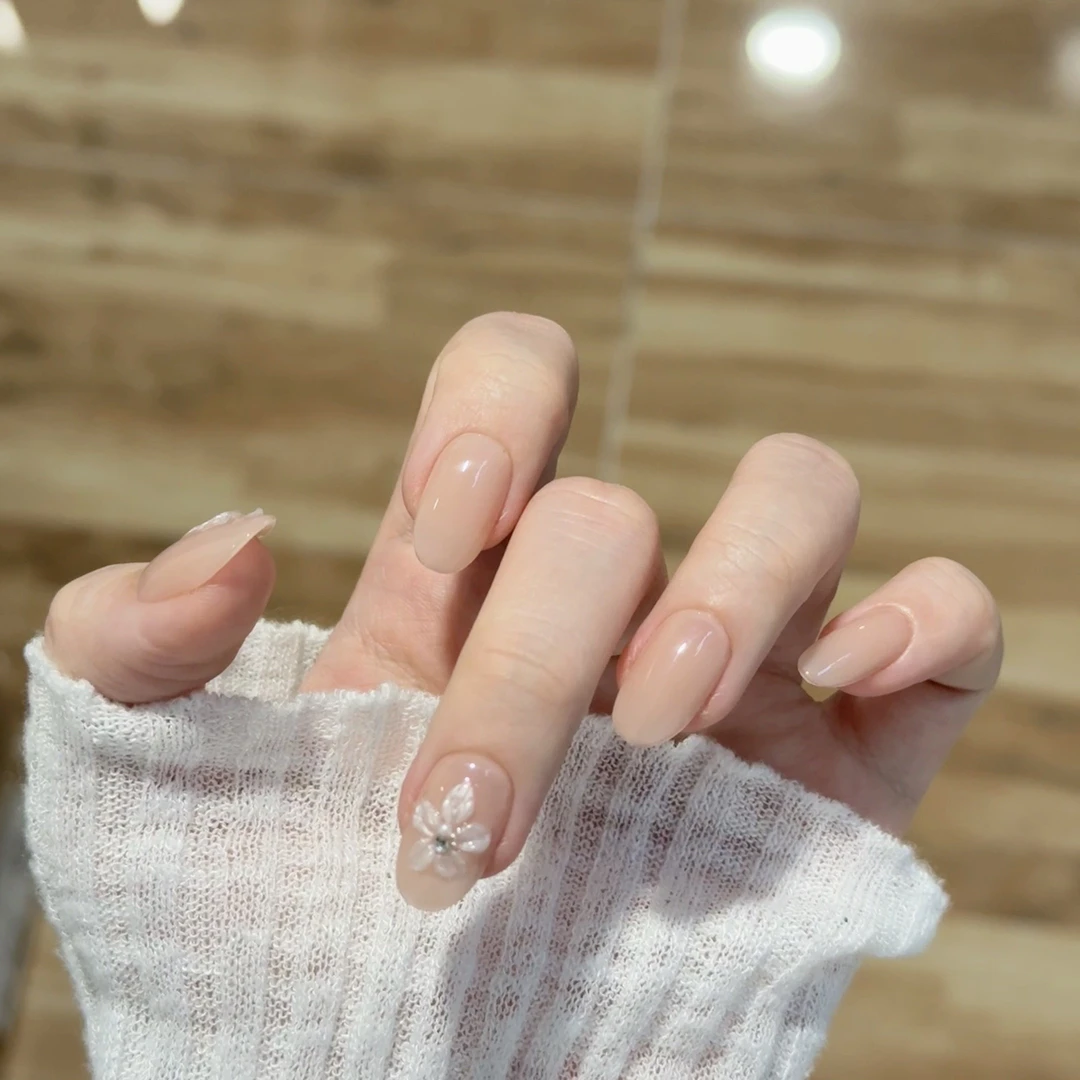 KIKI·许妍同款美甲·缎面雕花纯手工穿戴甲默认微瑕no退no换.8