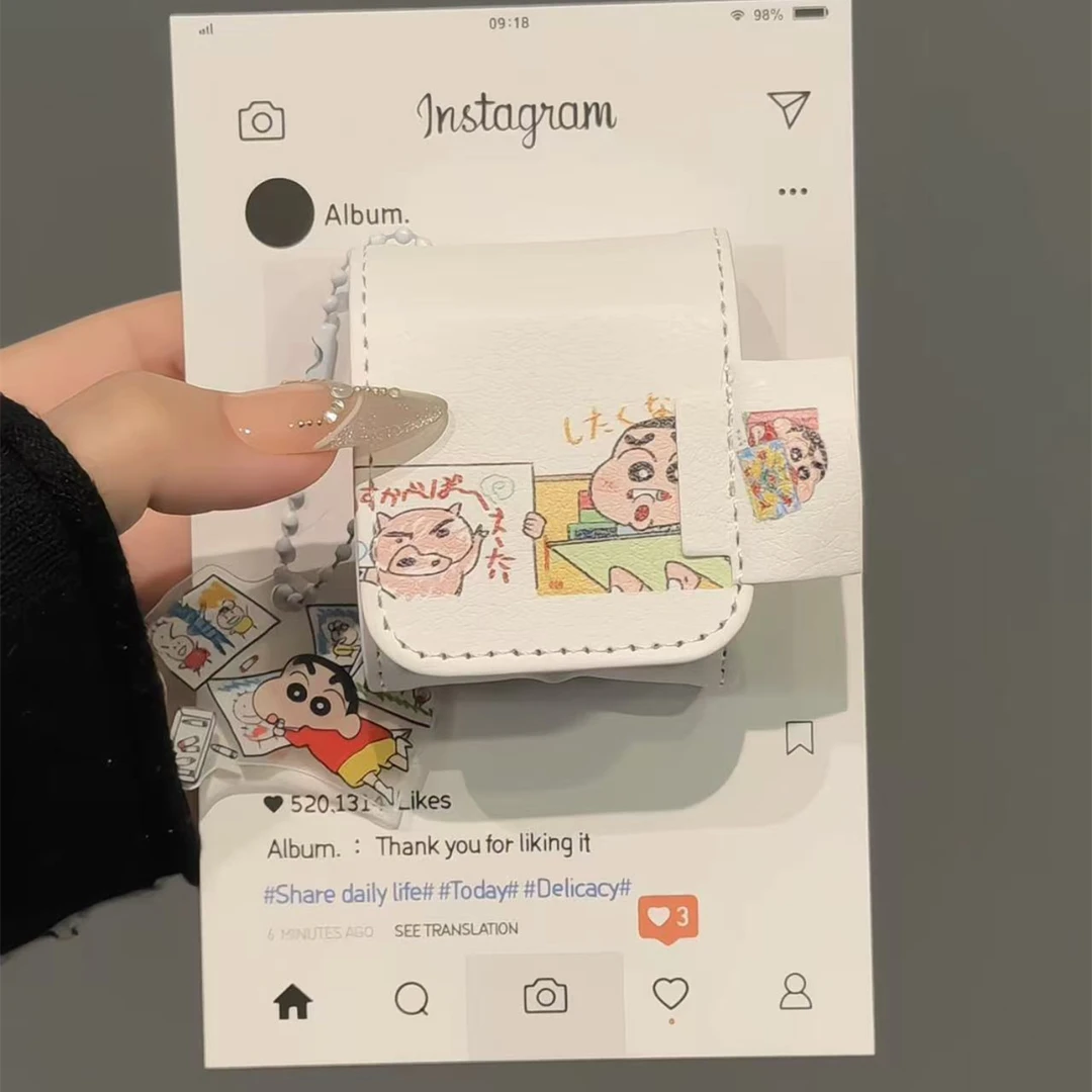 小新嘟嘟左卫门适用AirPodspro1/2苹果AirPods1/2/3/4皮套耳机套