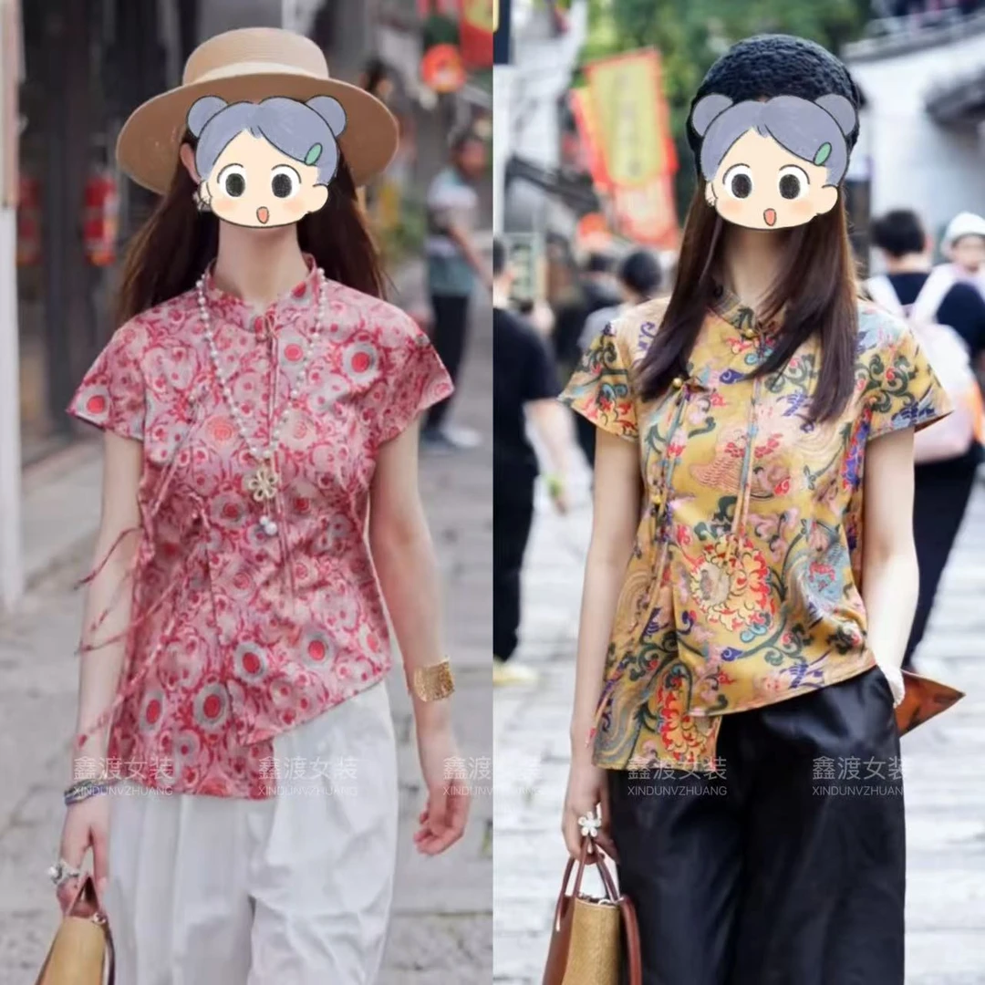 2025夏季新款时尚显瘦气质女士网红洋气T恤百搭款D5910