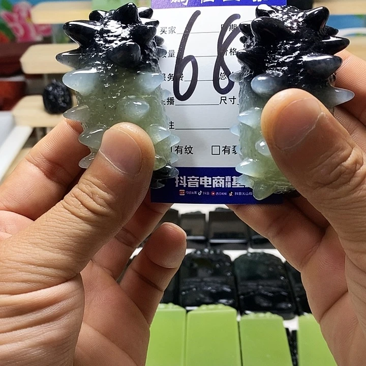 岫玉未镶嵌手把件I**n
