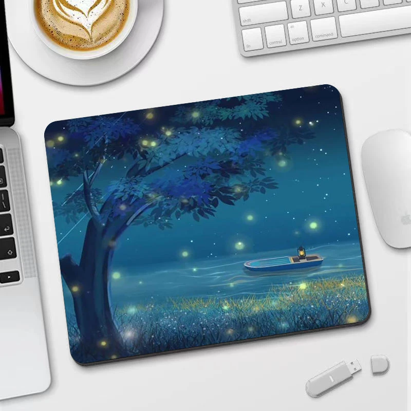2024新款鼠标垫男生动漫笔记本垫创意游戏电竞防滑键盘垫子便携