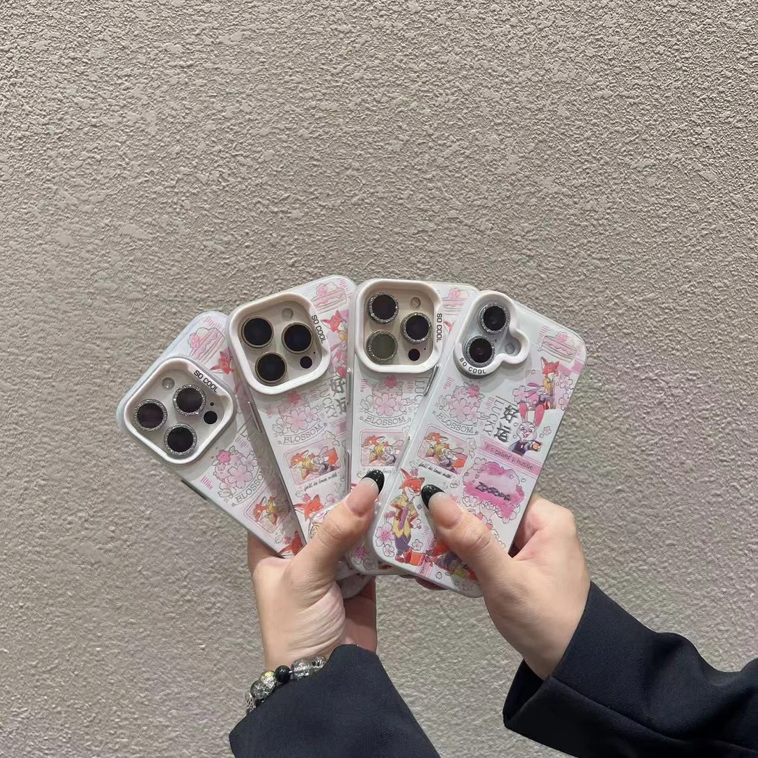 灏吉象好运朱迪尼克支架适用苹果16promax彩银手机壳vivo华为oppo