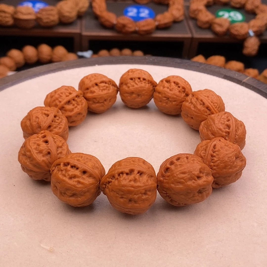 手串文玩核桃粗筋八棱