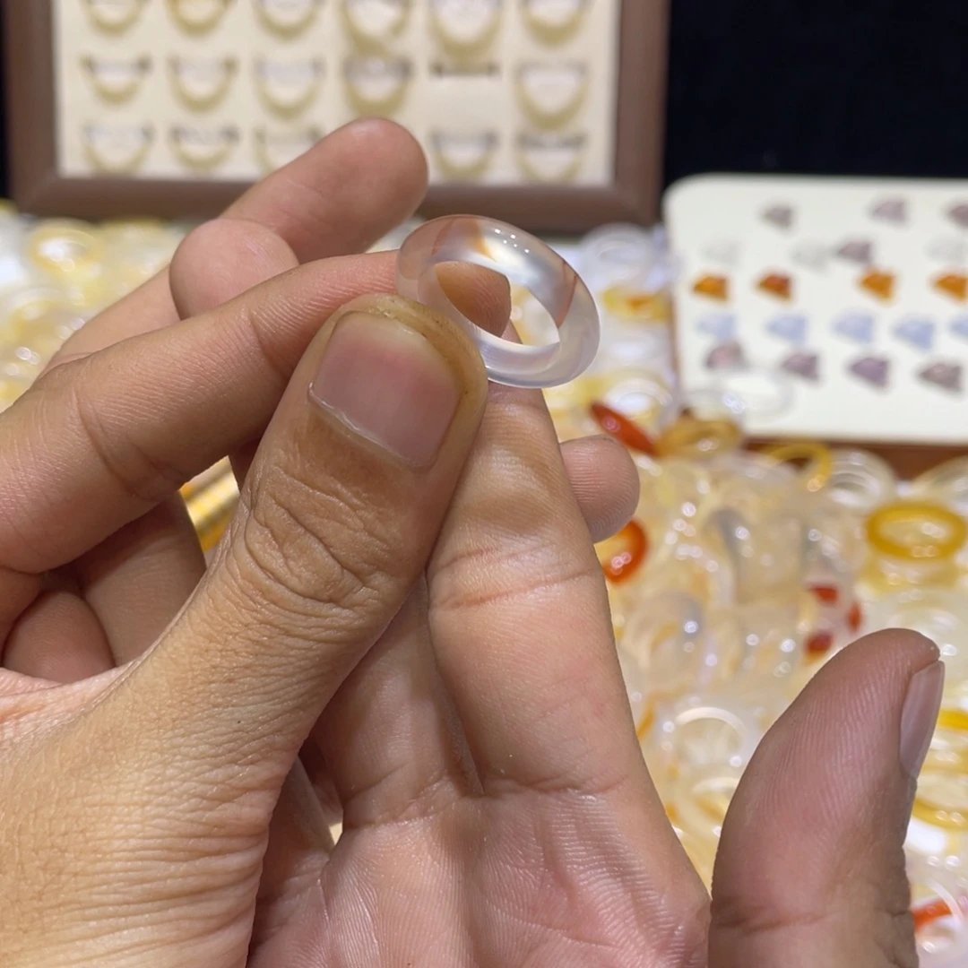 玛瑙/玉髓合金戒指234号港10