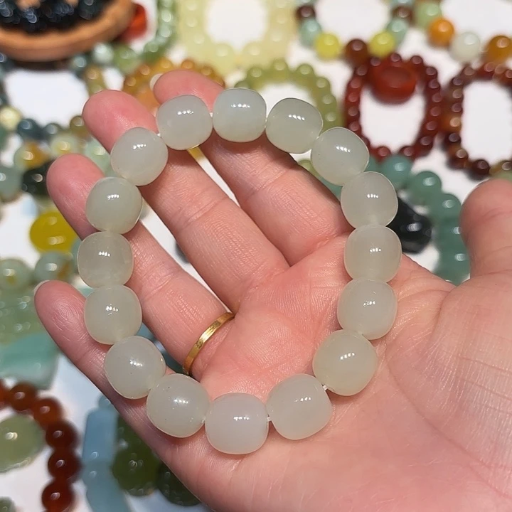 蛇纹石玉未镶嵌手串