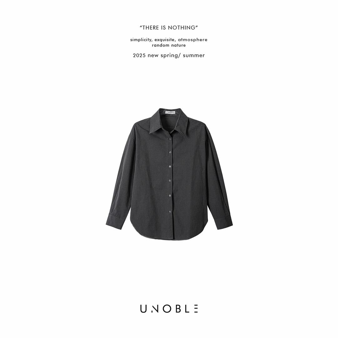 UNOBLE 2025 S/S【经典款纯色衬衣】春夏新品UNC25101351