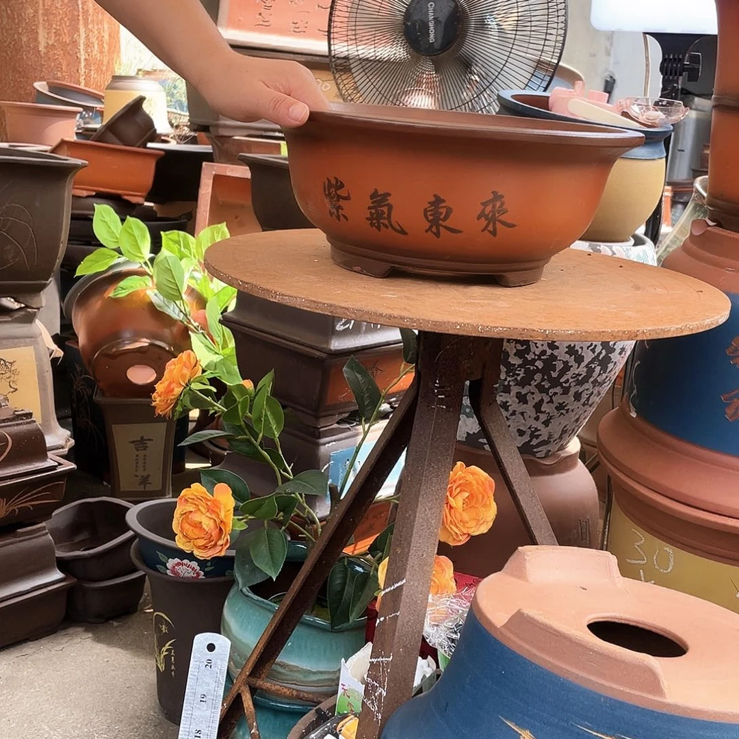 30小红花盆紫砂花盆紫砂