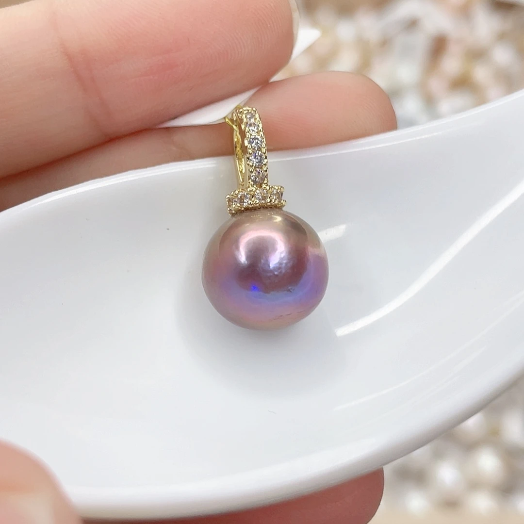 淡水珍珠未镶嵌吊坠(赠链)