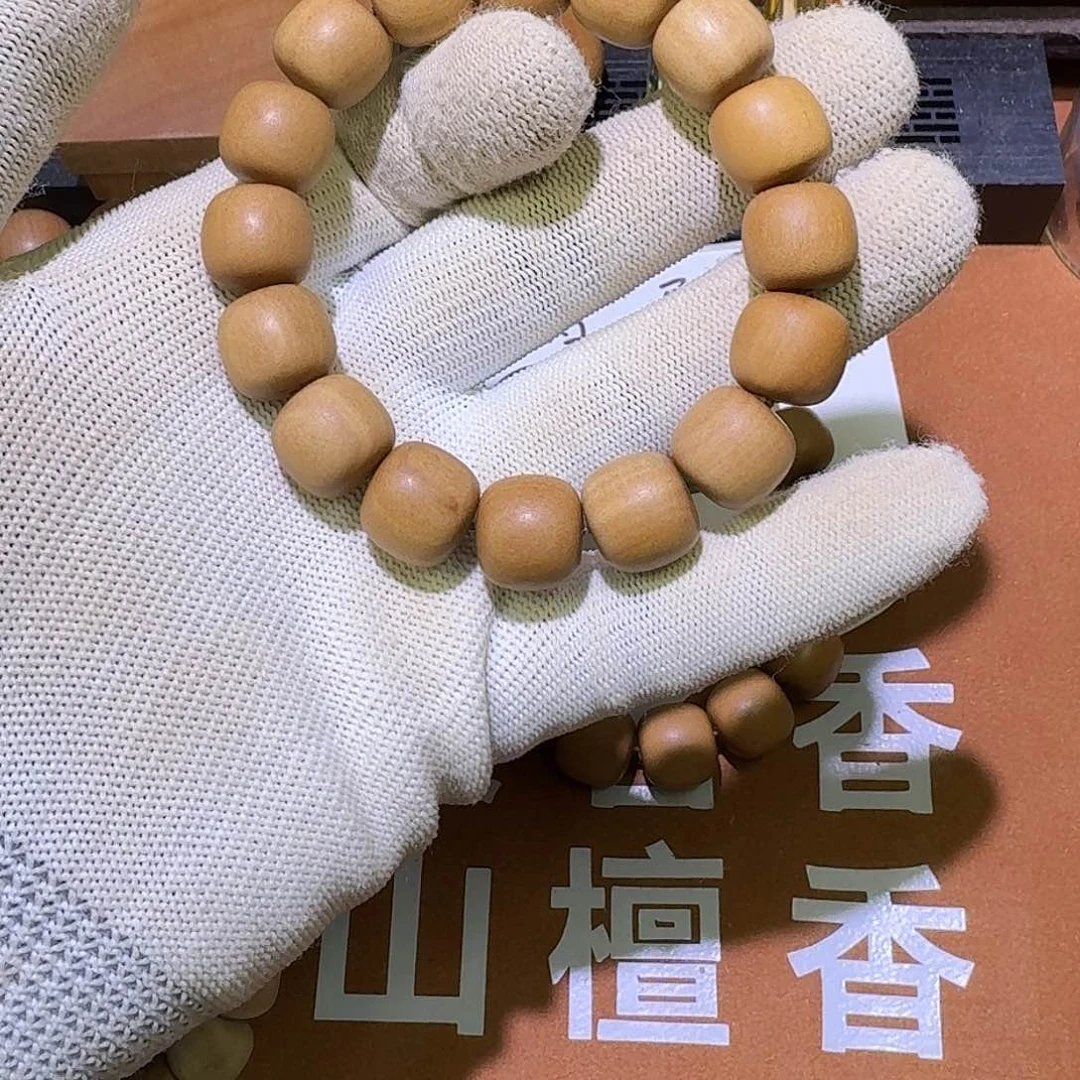 檀香木1314×16颗顺纹单圈