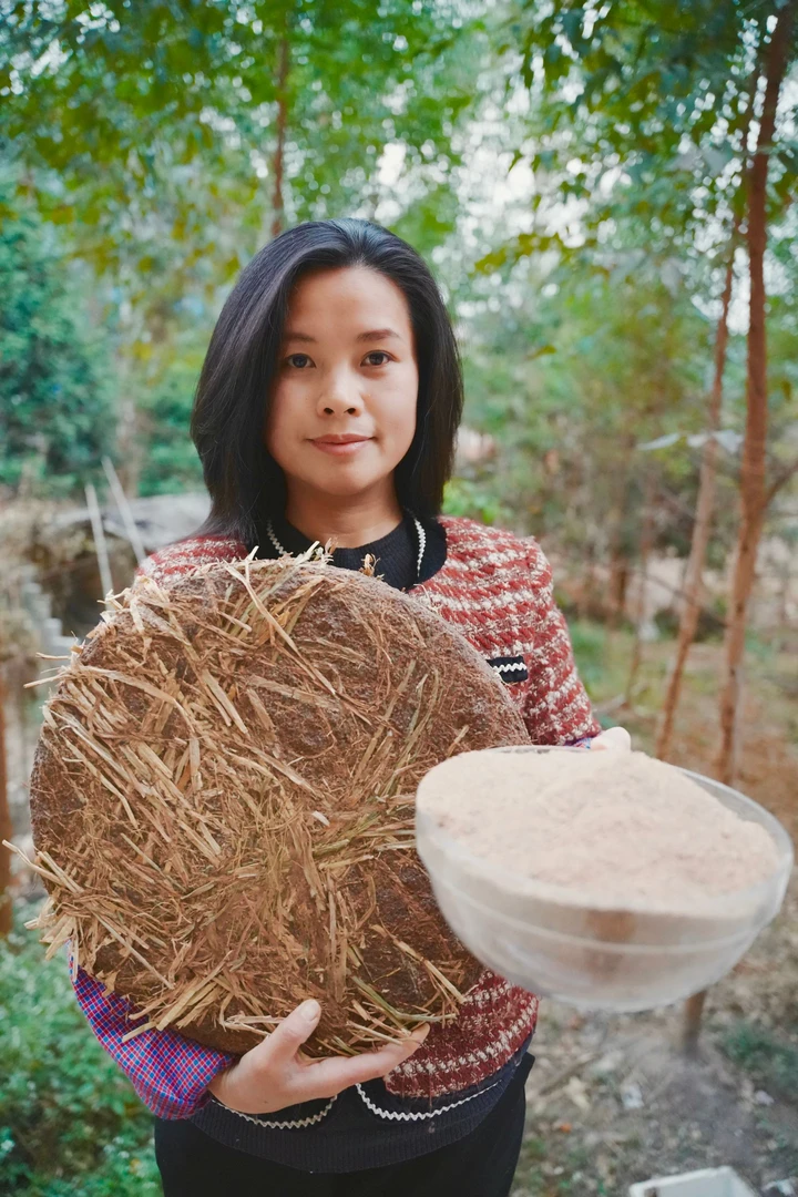广西农家正宗茶麸粉 传统压榨茶枯粉 草本养发洗头颗粒家用