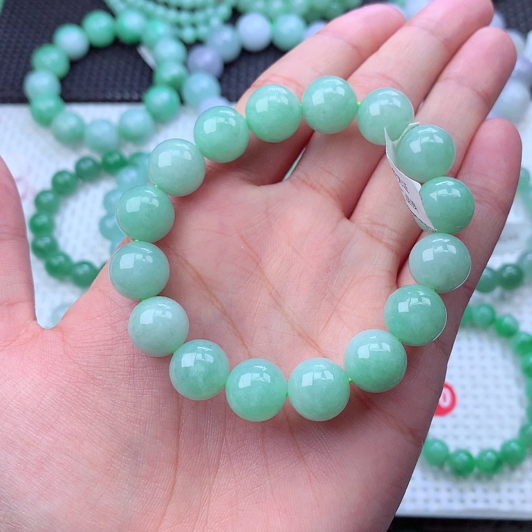 翡翠未镶嵌毛衣链