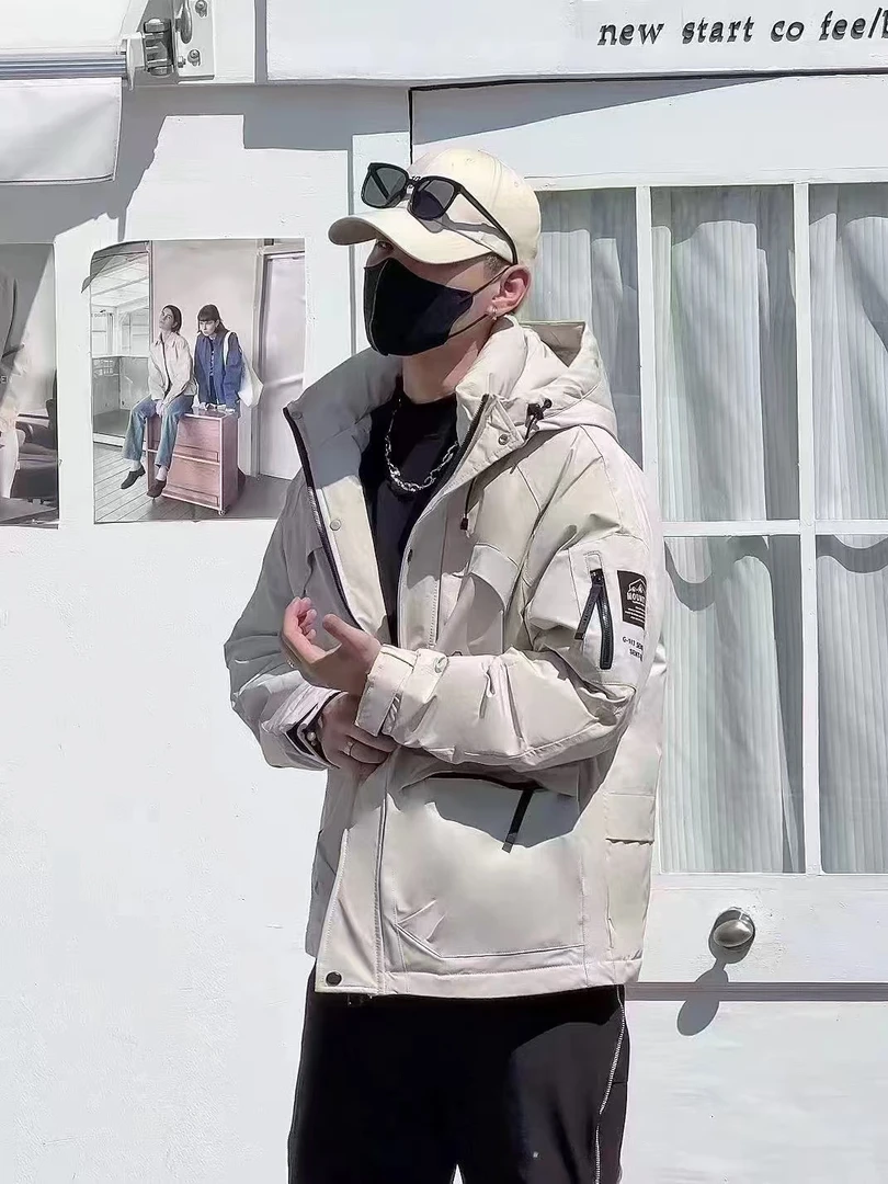 *3305#【浪漫草莓熊】2024冬季加厚情侣外套-非标（无水洗标）