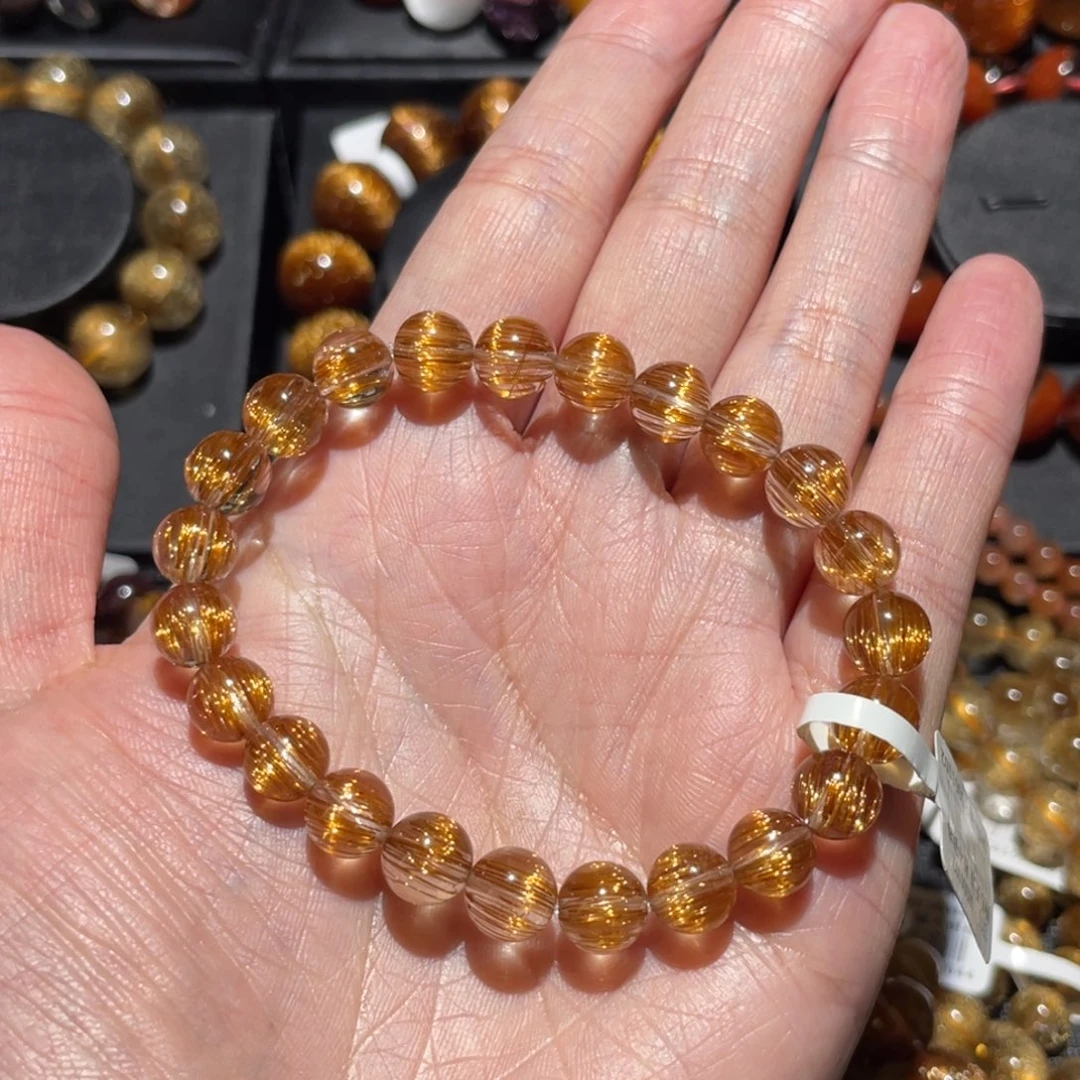 未镶嵌水晶手链铜顺发8.5mm