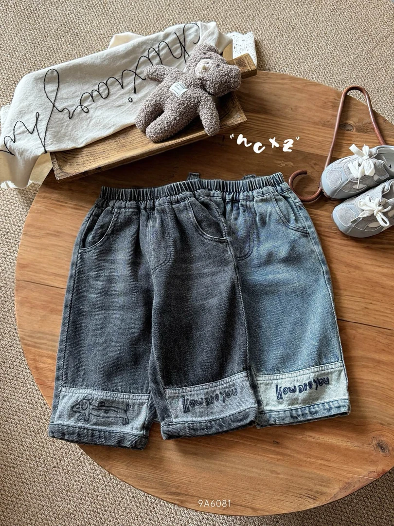 奶茶小猪·2025秋 立体贴布刺绣牛仔裤 9A6081