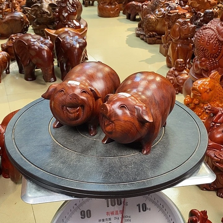 大果紫檀（缅甸花梨）缅甸花梨木猪20