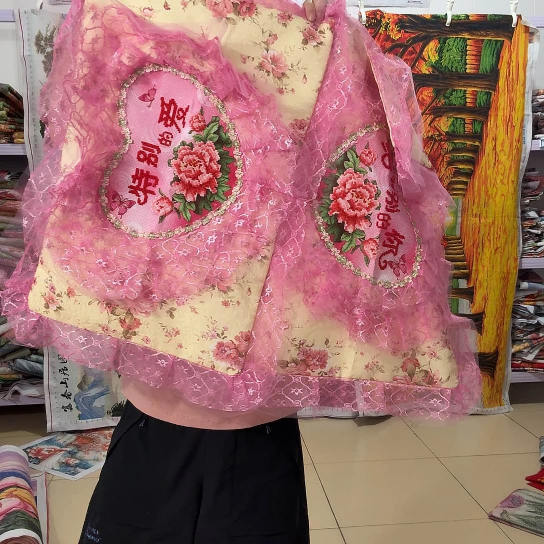 棉十字绣成品出售
