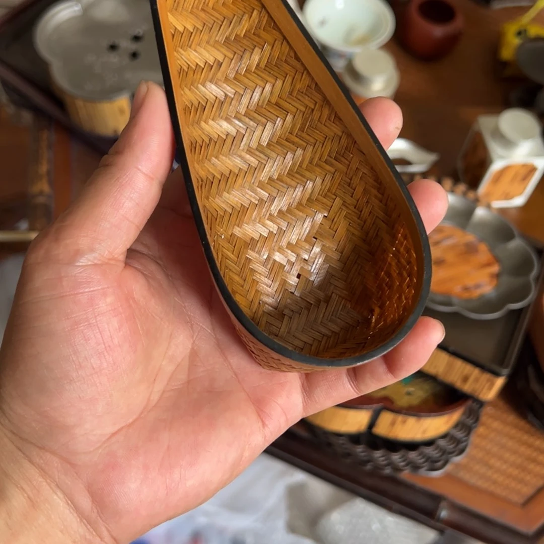 以***后竹编茶则小惊喜呢