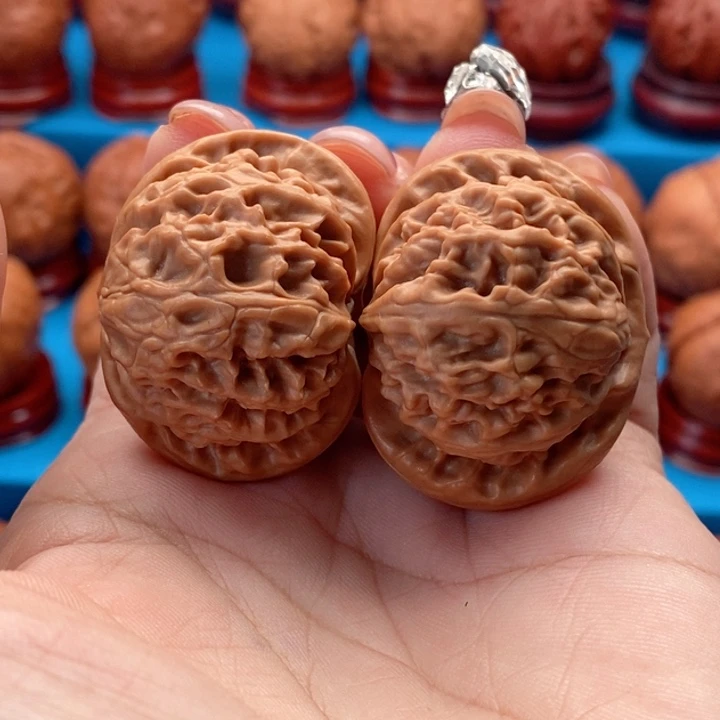 木质精品文玩核桃手捻宫灯