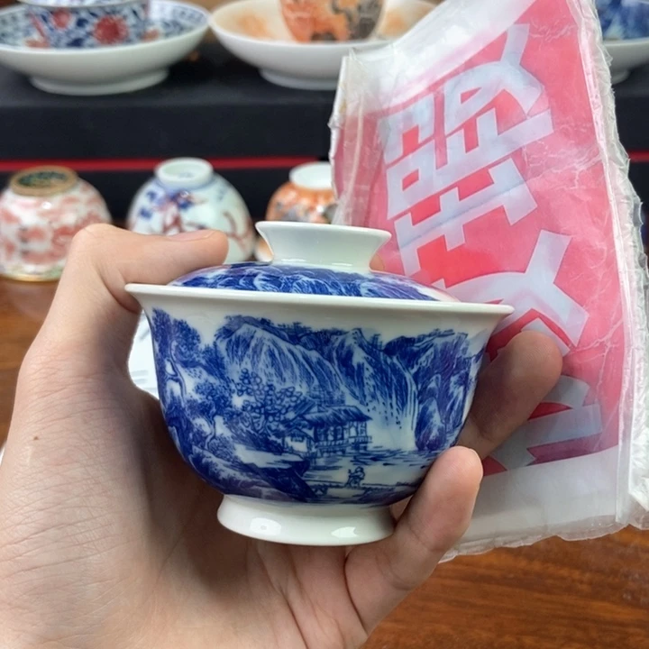 杯景德镇手绘陶瓷艺术
