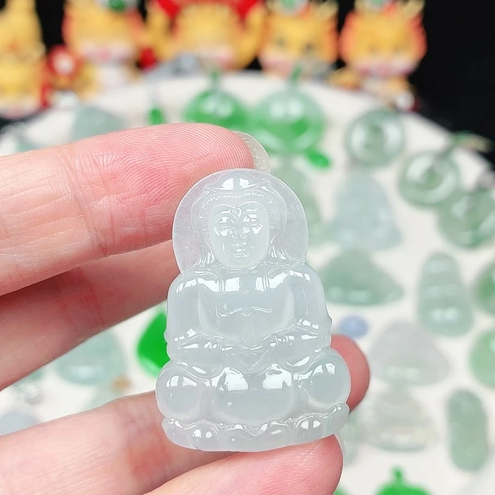 颈饰未镶嵌翡翠缅甸天然A货翡翠