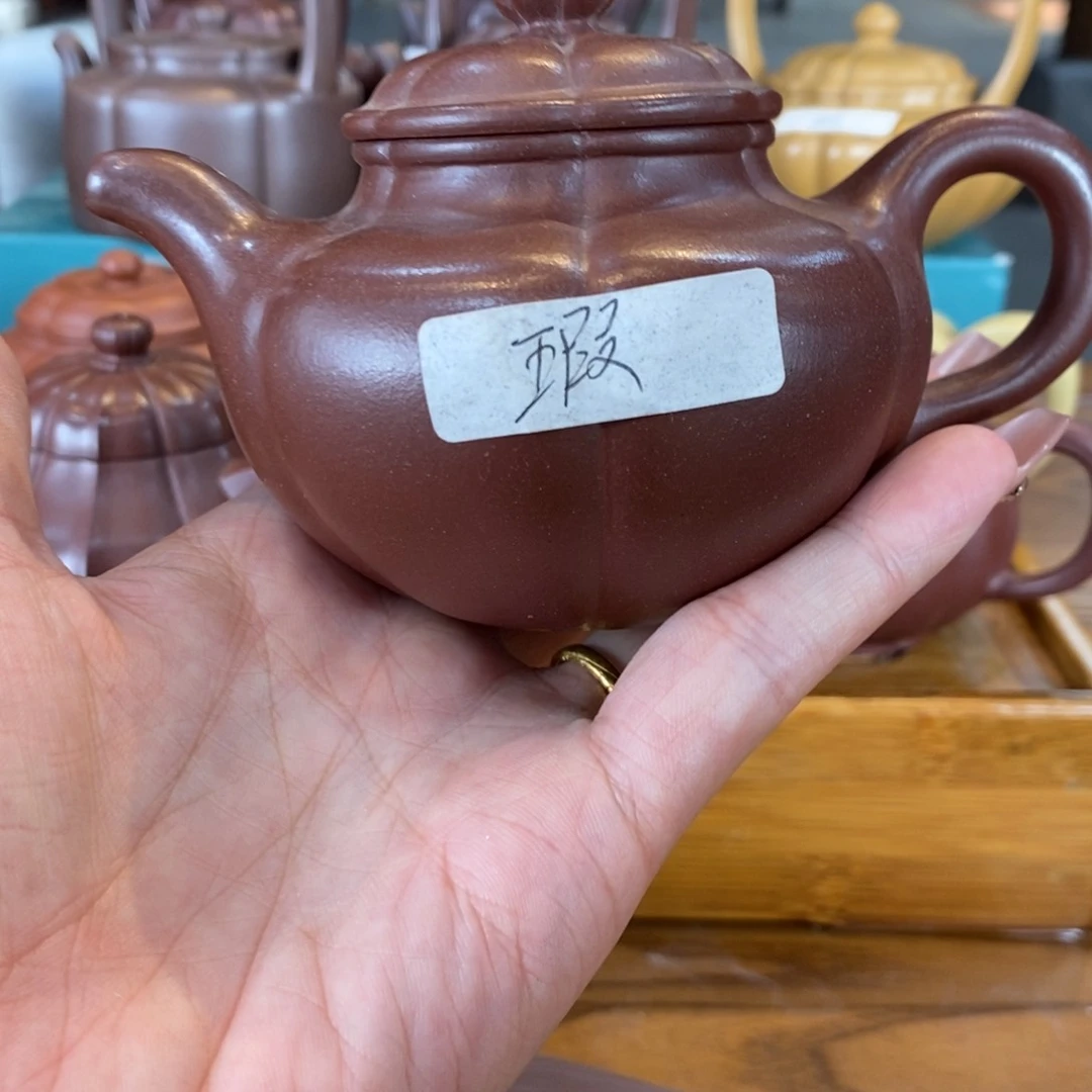茶壶紫砂原矿泥料手工壶直播间