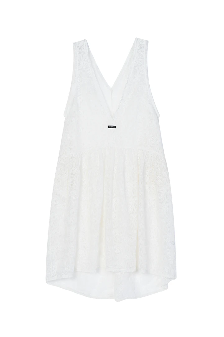 OIIORIRI   25秋季新品拼接设计师法式黑白纹连衣裙V领吊带裙印花