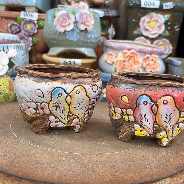 红陶粗陶多肉花盆