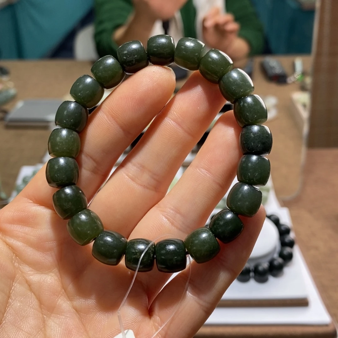 和田玉未镶嵌手链10