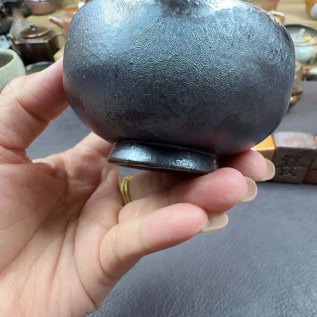 手工手作柴烧主人杯