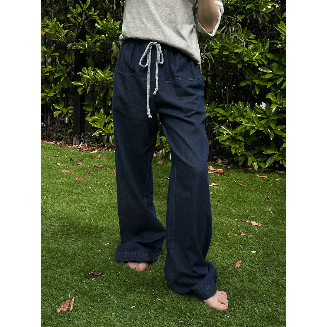 YOEYYOU小众设计师品牌25春夏轻薄量感长裤SOLSOL买手店520598