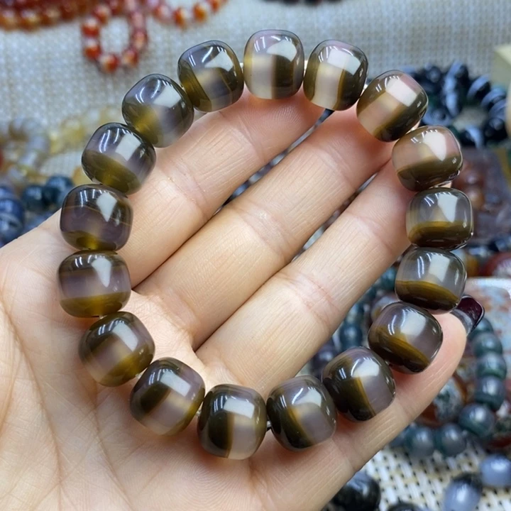 玛瑙/玉髓手链未镶嵌兰**果