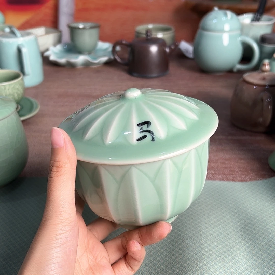 云间青瓷小米茶器龙泉