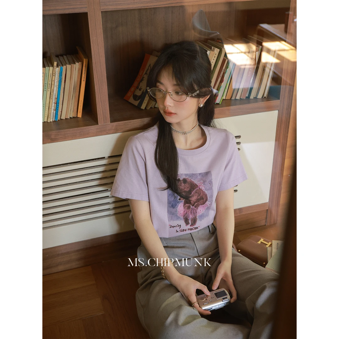 新品【奇趣T】爱夏天的理由之一 6色可爱趣味印花上衣 休闲佰搭！