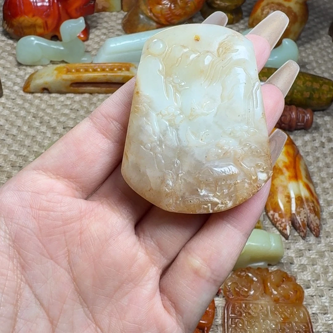 吊坠白玉菩提挂件