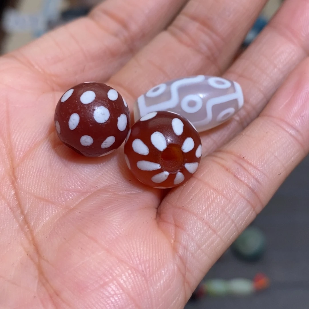 麦***卡玛瑙/玉髓合金手链