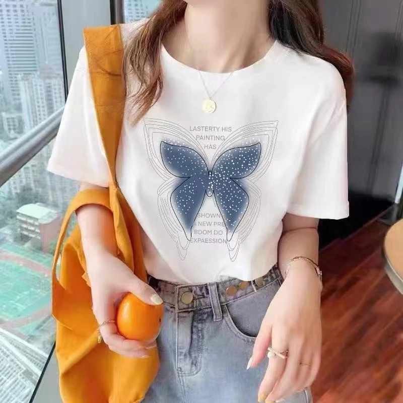 【楠哥推荐】夏季高当印花时尚复古国潮显瘦圆领短袖t恤设计感休闲