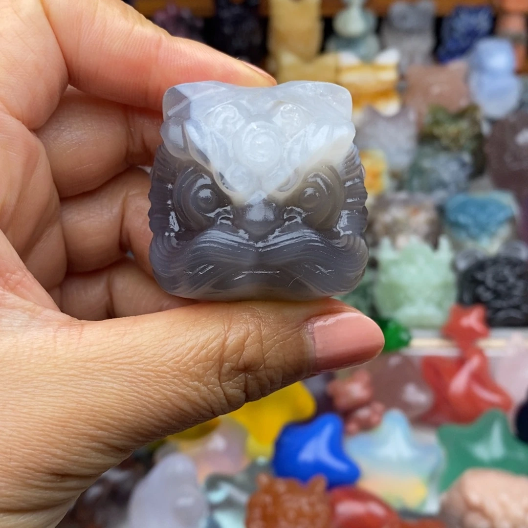 石材手把件 摆件 挂件