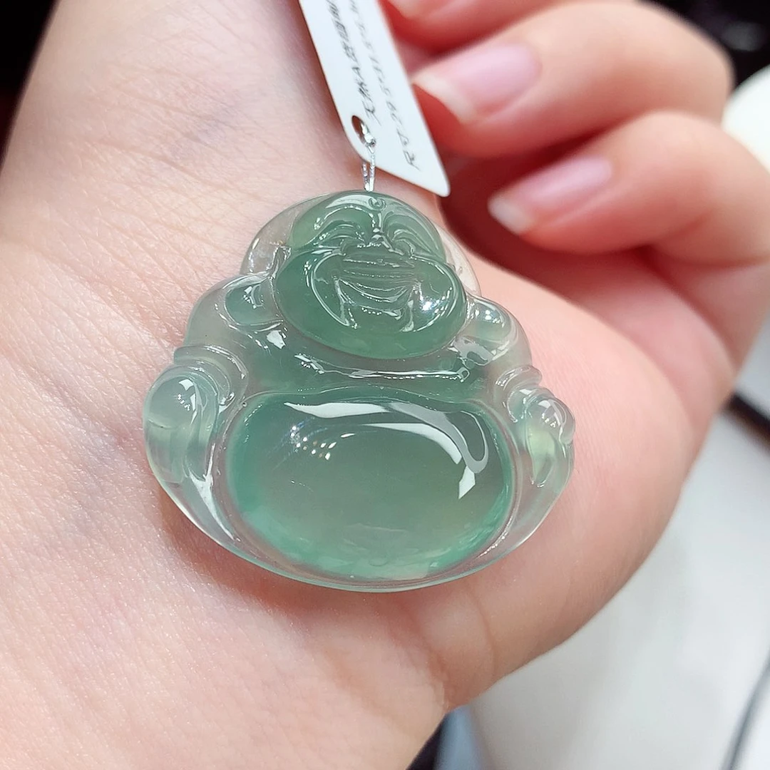 颈饰未镶嵌翡翠翡翠38，29.5/31.5/5.3