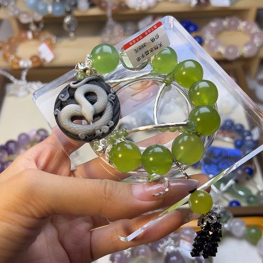 水晶手串合金小*水晶